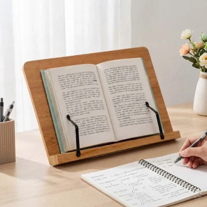 Wooden Laptop and Book Stand