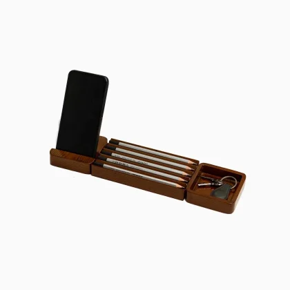 Wooden Desk Organizer Set