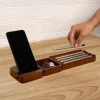 Wooden pen holder