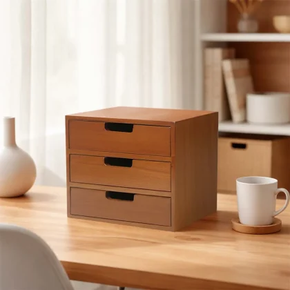 Wooden Desk Organizer Drawer