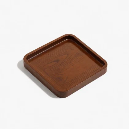 wooden valet tray large