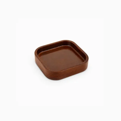wooden valet tray small