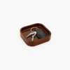 wooden valet tray small