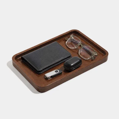 wooden valet tray extra large