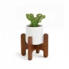 wooden plant stand (1)