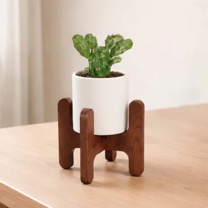 wooden plant stand (1)
