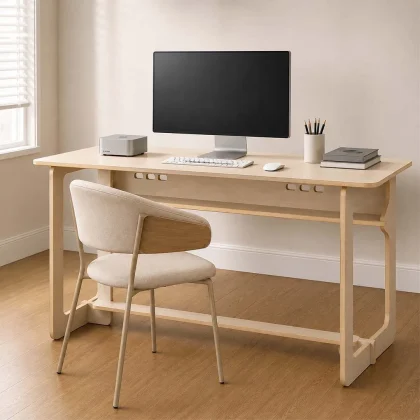 ergonomic flat desk
